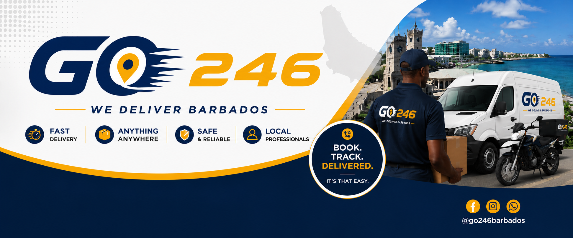 go246 — We Deliver Barbados: fast delivery, anything anywhere, safe & reliable, local professionals